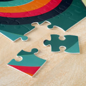 Fun Retro Abstraktes Puzzle (Seite)