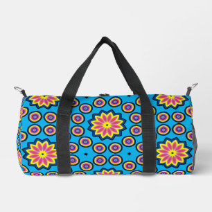 Fun Retro Blume Power Duffle Bag
