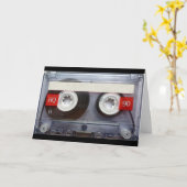 Fun Retro Cassette Karte (Gelbe Blume)