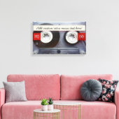 Fun Retro Cassette Leinwanddruck (Insitu (Wohnzimmer))