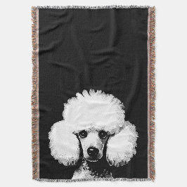Fun Retro Chic Pop Art Poodle Decke