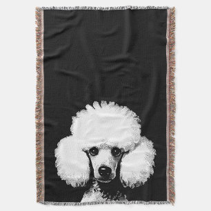 Fun Retro Chic Pop Art Poodle Decke