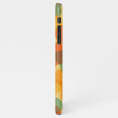 Fun Retro Classic Amorphous Shapes Art Pattern iPhone Hülle (Linke Seite)