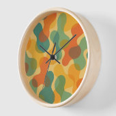 Fun Retro Classic Amorphous Shapes Art Pattern Uhr (Winkel)