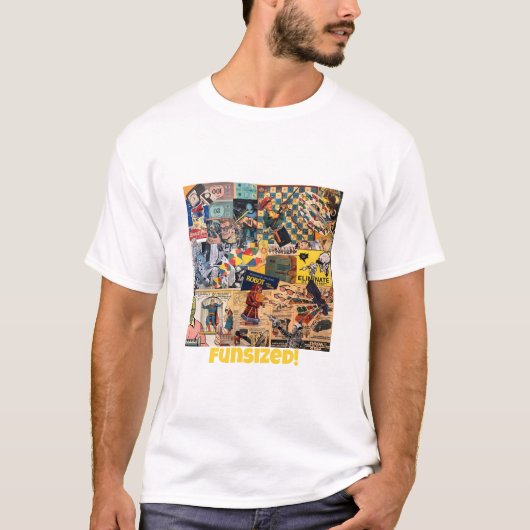 Fun retro collage t shirt (Vorderseite)