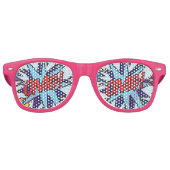 Fun Retro Comic Book OMG Sonnenbrille (Vorderseite)