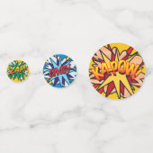 Fun Retro Comic Book Pop Art Konfetti (Vorderseiten)