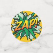 Fun Retro Comic Book Pop Art Konfetti (Klein Vorderseite)