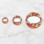 Fun Retro Comic Book Speech Bubble Konfetti (Rückseiten)