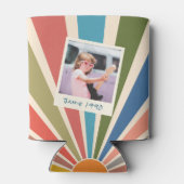 Fun Retro Custom 40. Geburtstag Vintages Foto Dosenkühler (Rückseite)