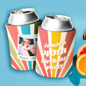 Fun Retro Custom 40. Geburtstag Vintages Foto Dosenkühler