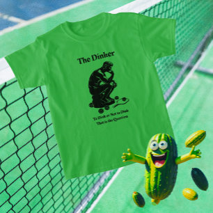 Fun Retro der Dinker Pickleball-T - Shirt