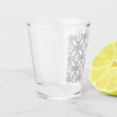Fun Retro-Design-Schuss Schnapsglas (Links)