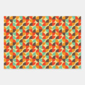 Fun Retro Designs Groovy 70er Geschenkpapier Set (Vorderseite)