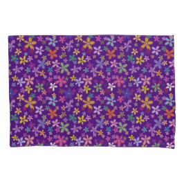 Fun Retro farbenfrohe Illustration Muster Kissenbezug