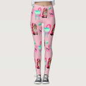 Fun Retro Fifties Fiesta Leggings (Vorderseite)
