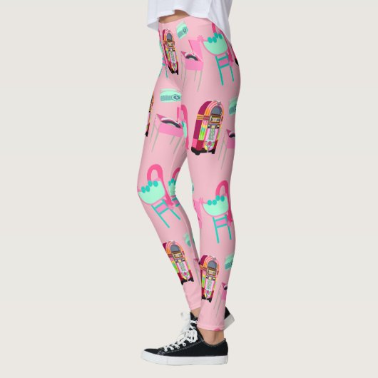 Fun Retro Fifties Fiesta Leggings (Links)
