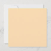 Fun Retro Garden Collage Muster Motif Einladung (Rückseite)