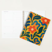 Fun Retro Garden Collage Muster Motif Planer (Anzeige)