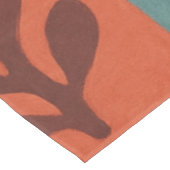 Fun Retro Garden Collage Muster Motif Tischdecke (Schrägansicht)