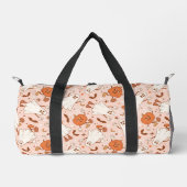 Fun Retro Ghost & Jack-O-Lantern Muster Duffle Bag (Vorderseite)