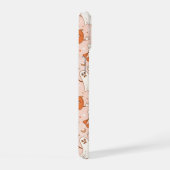 Fun Retro Ghost & Jack-O-Lantern Muster iPhone 15 Hülle (Rechte Seite)