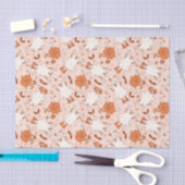 Fun Retro Ghost & Jack-O-Lantern Muster Seidenpapier (Handwerk)