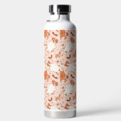 Fun Retro Ghost & Jack-O-Lantern Muster Trinkflasche (Rechts)