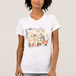 Fun Retro Groovy Abschluss Era Class 2025 T-Shirt