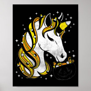 Fun Retro Halloween Geschenke Boonicorn Ghost Nied Poster