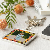 Fun Retro Hübsch Modernes Foto Inspirivity Schlüss Schlüsselanhänger (Seite)