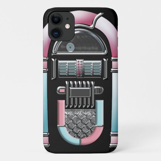 Fun Retro Jukebox iPhone Case-Mate iPhone Hülle (Rückseite)