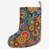 Fun Retro Kleiner Weihnachtsstrumpf (Rückseite)
