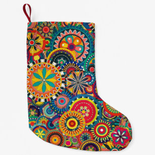 Fun Retro Kleiner Weihnachtsstrumpf