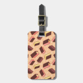 Fun Retro Neapolitan Ice Cream Sandwich Gepäckanhänger (Vorderseite vertikal)