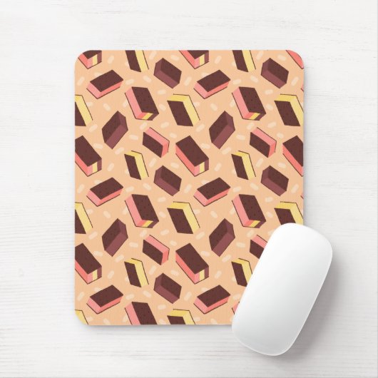Fun Retro Neapolitan Ice Cream Sandwich Mousepad (Mit Mouse)