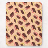 Fun Retro Neapolitan Ice Cream Sandwich Mousepad (Vorne)