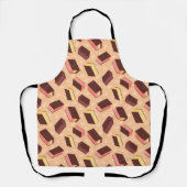 Fun Retro Neapolitan Ice Cream Sandwich Muster Schürze (Vorderseite)