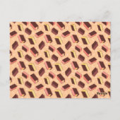 Fun Retro Neapolitan Ice Cream Sandwich Postkarte (Rückseite)