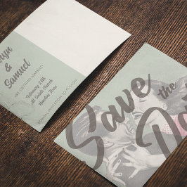 Fun Retro Save the Date Postkartenvorlage Feiertagspostkarte