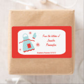 Fun Retro-Schürze aus der Küche der Lebensmittelet (Insitu)