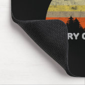 Fun Retro Style Big Foot Frohe Weihnachten Yeti Mousepad (Ecke)