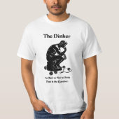Fun Retro The Dinker Pickleball Paddle T - Shirt (Vorderseite)