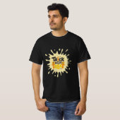 Fun Retro "Trick or Treat" Splash Men Halloween  T-Shirt (Vorne ganz)