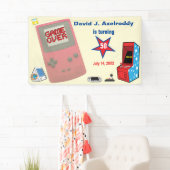 Fun Retro Video Gamer 🎮 50. Geburtstag Banner (Insitu)