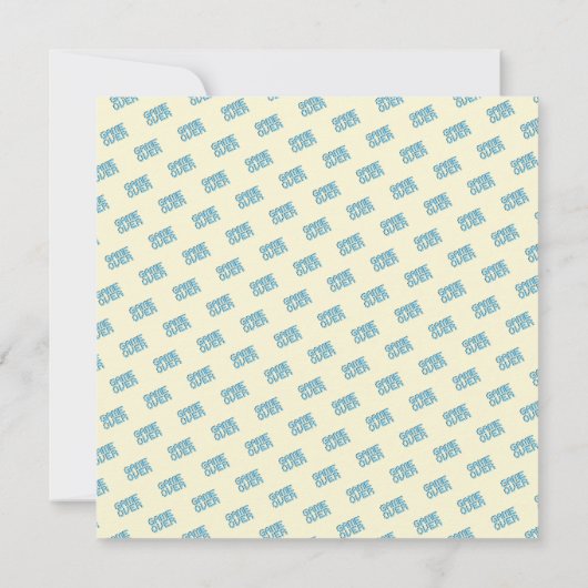 Fun Retro Video Gamer 🎮 💍 Hochzeit Save The Date (Rückseite)