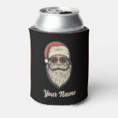 Fun Retro Vintage Sonnenbrille Weihnachten Dosenkühler (Kanne Rückseite)