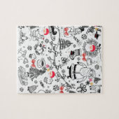 Fun Retro Weihnachten Puzzle (Horizontal)