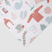 Fun Retro Weihnachten Seidenpapier (Detail)