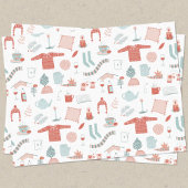 Fun Retro Weihnachten Seidenpapier